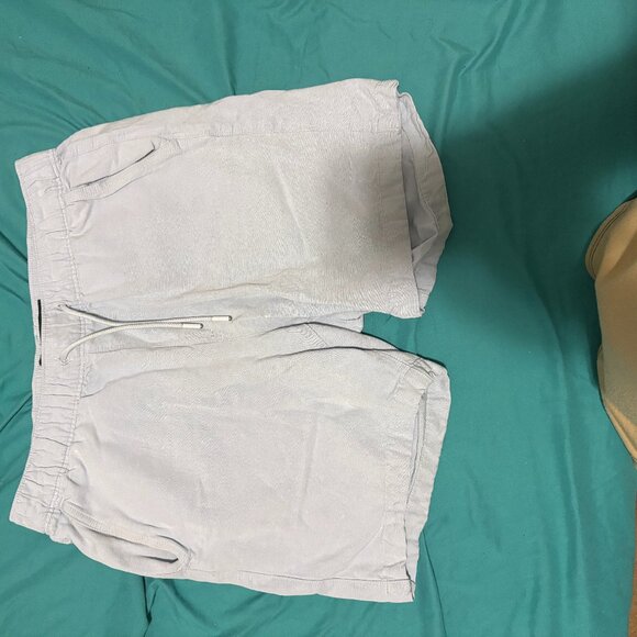 Abercrombie & Fitch Light Blue Drawstring Shorts – Size Small - Picture 1 of 4